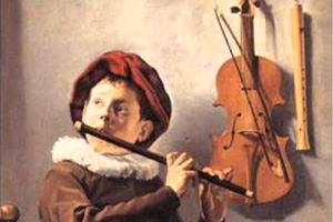 Fantasie Nr. 4 in B-Dur - Allegretto Telemann - Musiknoten für Geige