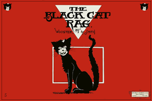 The Black Cat Rag Wooster & Smith - Partition pour Piano