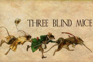 Three Blind Mice (teacher-student) Traditional - Piano Sheet Music