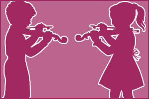 12 petits duos pour deux violons : divisés en trois suites, Opus 38 n° 4 – I. Allegro moderato Mazas - Partition pour Violon