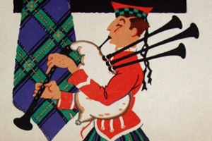 The Bagpipers (Les joueurs de cornemuse) Compositeur inconnu - Partition pour Piano