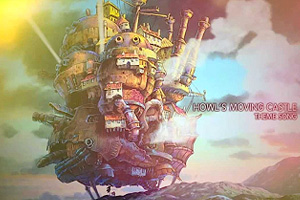 Howl's Moving Castle - Theme: The Merry-Go-Round of Life 久石让 - 钢琴 乐谱