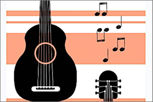 Mélodie Folk Traditionnel - Tablatures et partitions pour Guitare