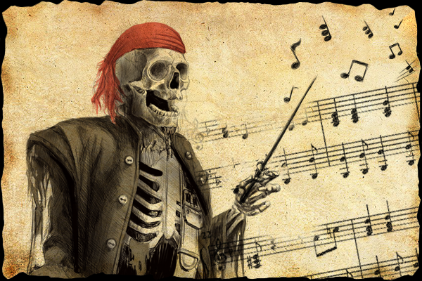 Pirates of the Caribbean - He’s a Pirate Zimmer (Hans) - Partitura para Saxhorno alto