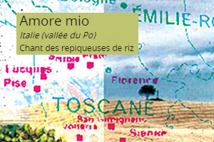Amore mio, Italie (Vallée du Po), Chant des repiqueuses de riz Traditionnel - Partition pour Chant