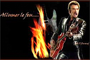 Allumer le Feu (Intermediate Level) Johnny Hallyday - Drums Sheet Music