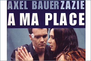 À ma place (Nivel Fácil) Axel Bauer & Zazie - Partitura para Batería