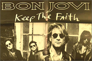 Keep the Faith (niveau facile) Bon Jovi - Partition pour Batterie