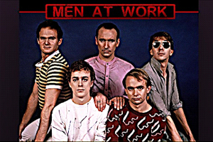 Who Can It Be Now? (Anfänger) Men at Work - Musiknoten für Schlagzeug