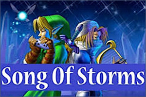 The Legend of Zelda - Song of Storms (Intermediate Level) Kondo Koji - Violin Sheet Music