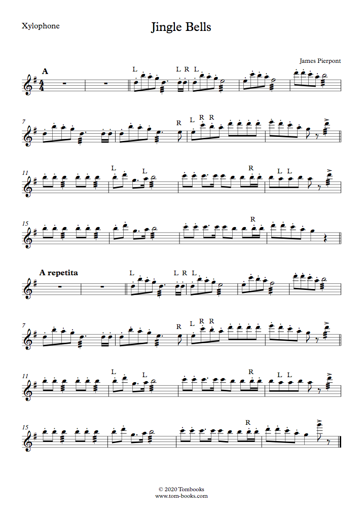 Partitura Jingle Bells