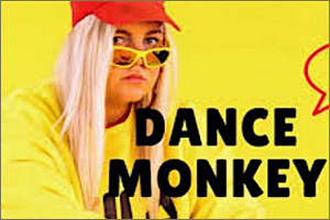 Dance Monkey (niveau intermédiaire/difficile, sax alto) (sol mineur) Tones And I - Partition pour Saxophone