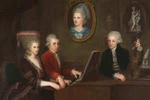 Nannerl's Music Book - Minueto e trio em Sol Maior, K.1e Mozart - Partitura para Piano