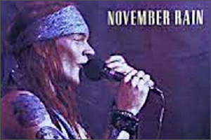 November Rain (niveau intermédiaire, sax alto) Guns N' Roses - Partition pour Saxophone