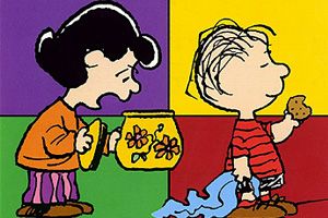 Peanuts - Linus and Lucy (中级, 钢琴独奏) 文斯·瓜拉尔迪 - 钢琴 乐谱