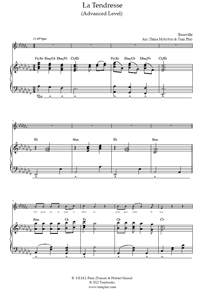 BOLAN Guide des touches de piano - notes - partitions - touches de