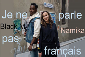 Je ne parle pas français (niveau très facile, guitare d'accompagnement) Black M - Partition pour Chant