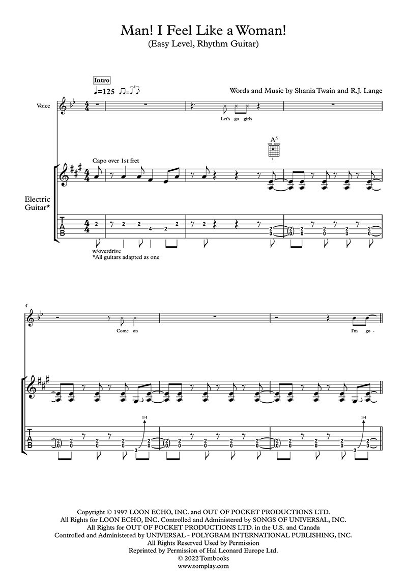 man-i-feel-like-a-woman-easy-level-rhythm-guitar-shania-twain