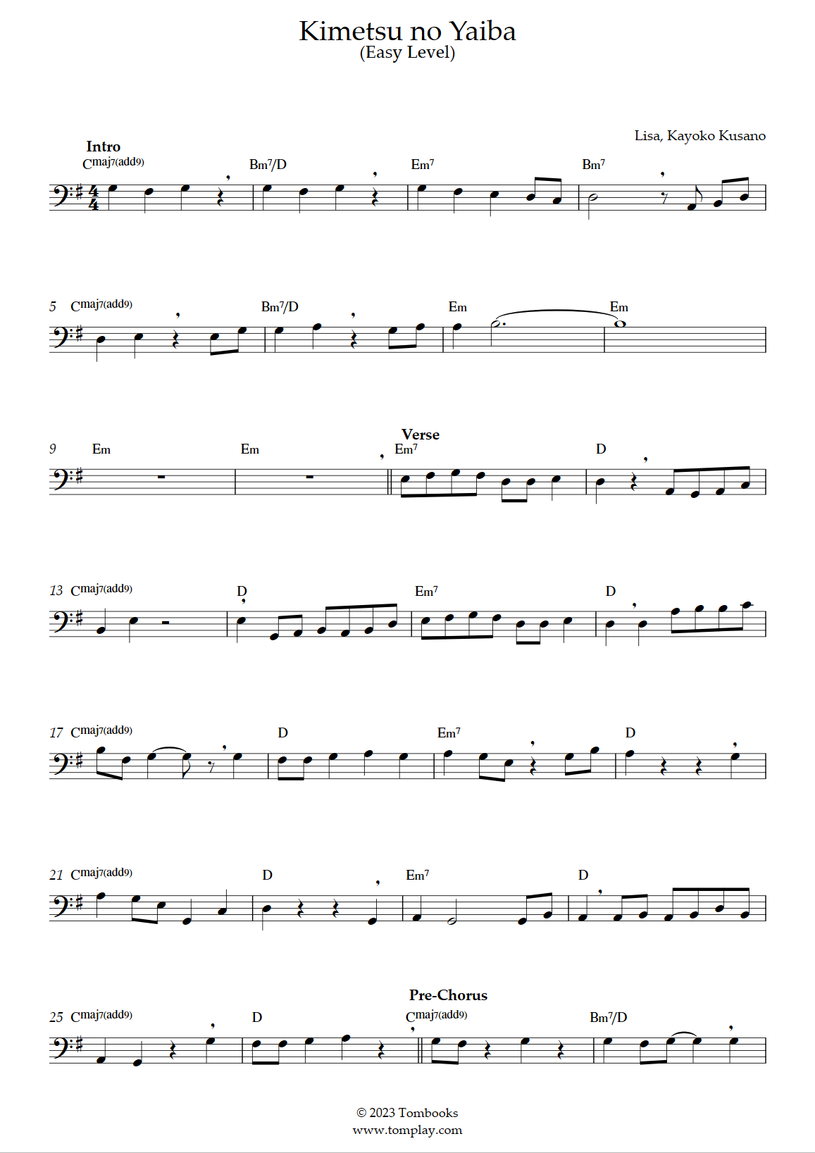 Gurenge Sheet music for Viola (Solo)