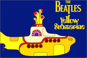 Yellow Submarine (niveau facile, piano solo) The Beatles - Partition pour Piano