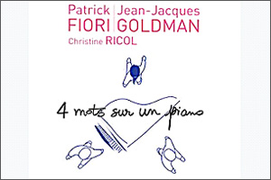 4 mots sur un piano (niveau intermédiaire, avec orchestre) Jean-Jacques Goldman - Partition pour Piano