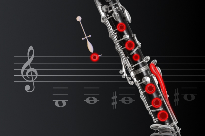 Klarnet Parmak Pozisyonu Şeması TomSkills - Clarinet Nota Sayfası