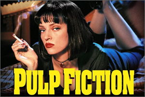 Pulp Fiction: Tempo de Violência - Girl, You'll Be a Woman Soon (Nível Fácil) Urge Overkill - Partitura para Bateria