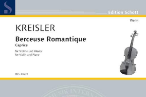 Berceuse Romantique, Opus 9 Kreisler - Violin Nota Sayfası