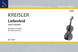 3 Old Viennese Dances - II. Liebesleid Kreisler - Violin Sheet Music