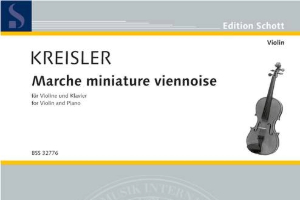 Marche miniature viennoise Kreisler - Partitura para Violín