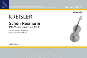 3つの古いウィーンの舞曲〜第3曲：美しきロスマリン クライスラー - ピアノ の楽譜