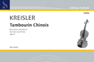 Tambourin Chinois Kreisler - Violin Sheet Music