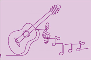 La Gatica (初级/中级，独奏吉他) 劳罗 - 吉他 的标签和乐谱