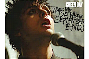 Wake Me Up When September Ends - Version originale (niveau difficile) Green Day - Partition pour Batterie