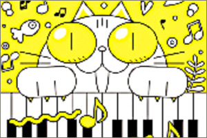 The Waltzing Cat (acompañamiento en Sol mayor) Anderson Leroy - Partitura para Piano