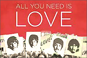 All You Need Is Love (Mittlere Stufe, Alt-Sax) The Beatles - Musiknoten für Saxophon