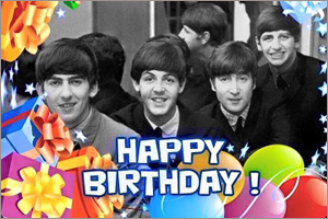 Birthday - Originalversion (Mittlere/fortgeschrittene Stufe) The Beatles - Musiknoten für Schlagzeug