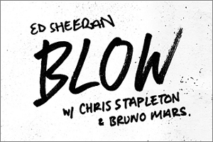 Blow - Version originale (niveau avancé) Ed Sheeran - Partition pour Batterie